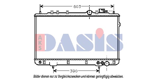 AKS DASIS Radiaator,mootorijahutus 560040N